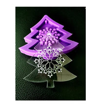 Load image into Gallery viewer, Winter  Christmas Tree Snowflake