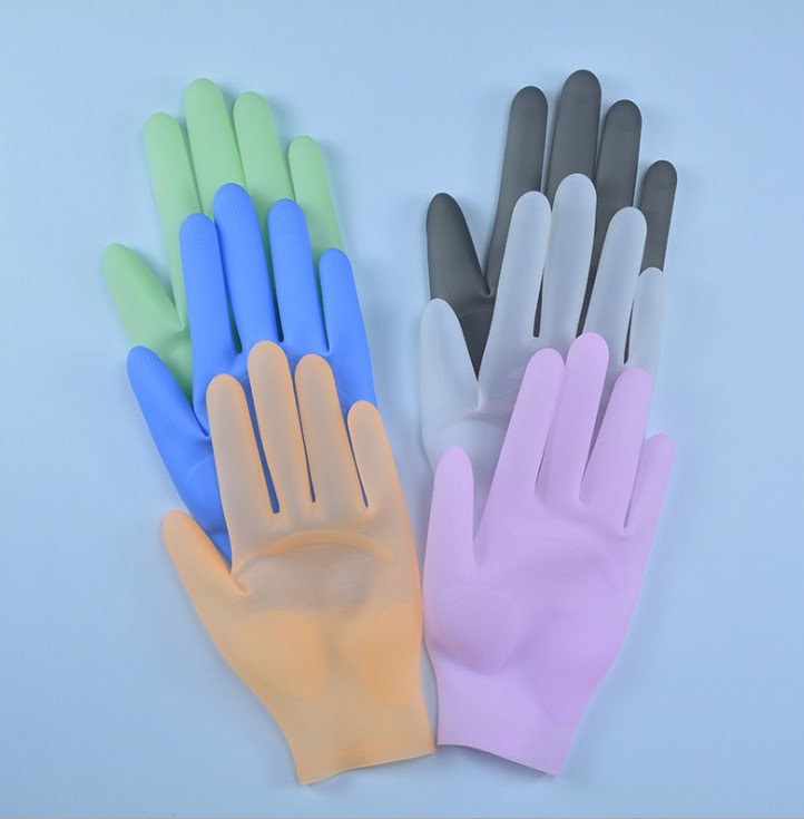 Non Slip Easy To Clean Reusable Silicone Gloves