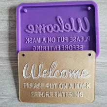 Load image into Gallery viewer, Welcome Sign Mold