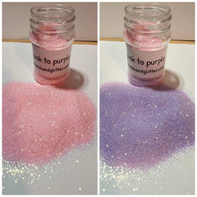 Load image into Gallery viewer, Pink to purple uv changing glitter